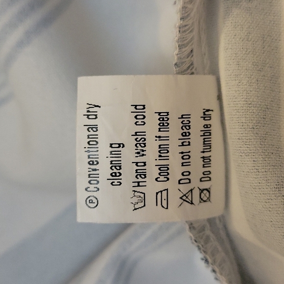 Vintage Vertical Stripe Half Zip High-Low Short Sleeve Nautical Tunic XL - Picture 9 of 10